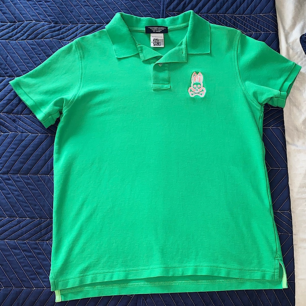 PreLoved Green Psycho Bunny Polo